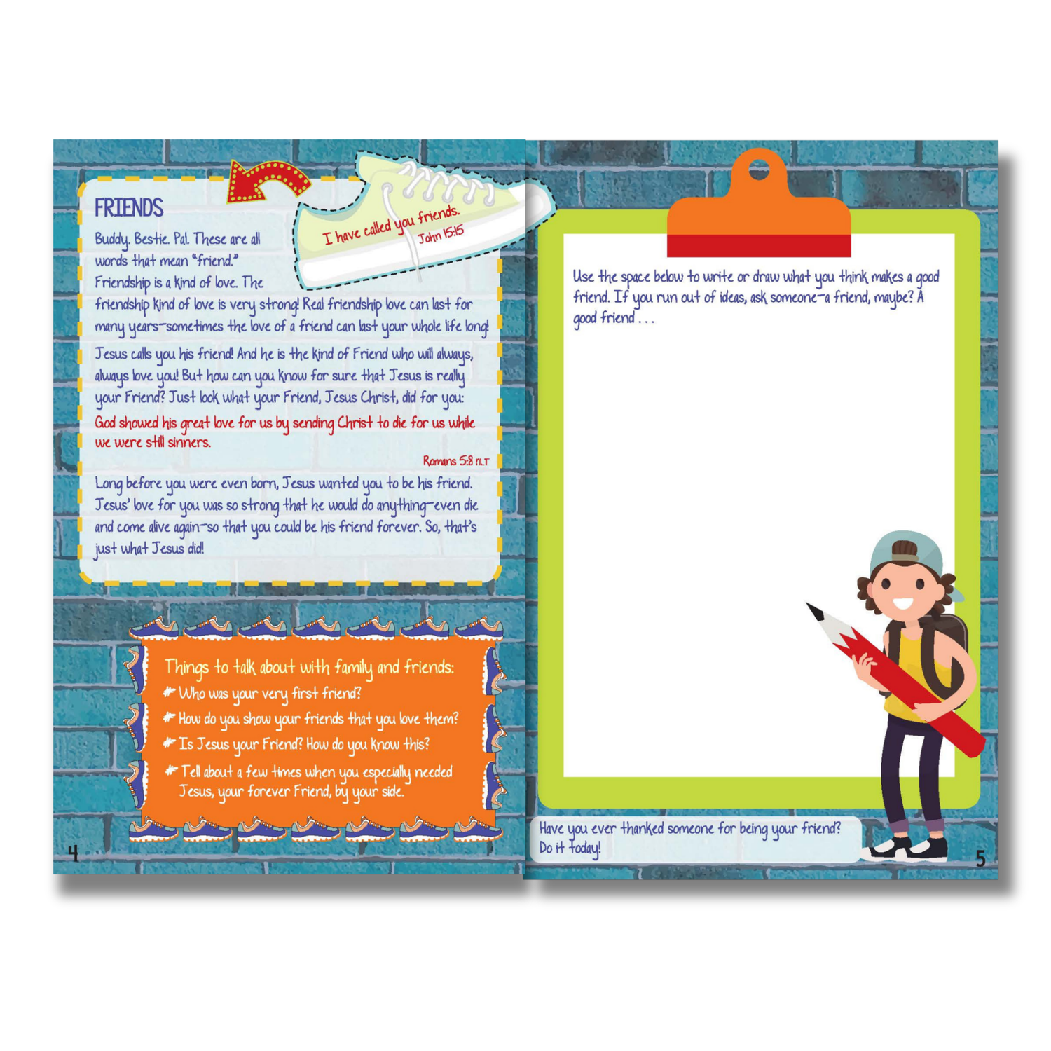 Activity Journal - Walking with Jesus