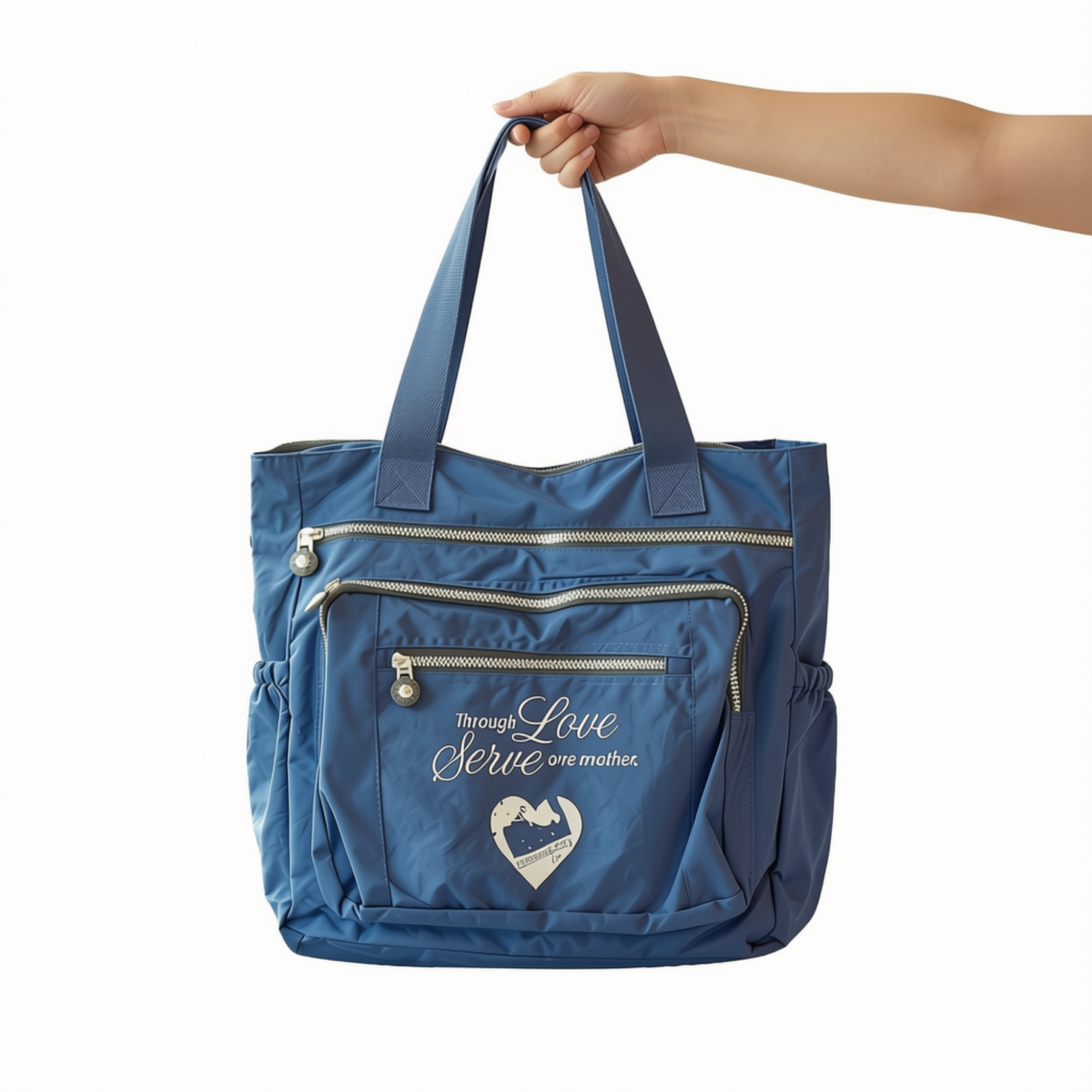 Large Shoulder Bag - Serve One Another Galatians 5:13