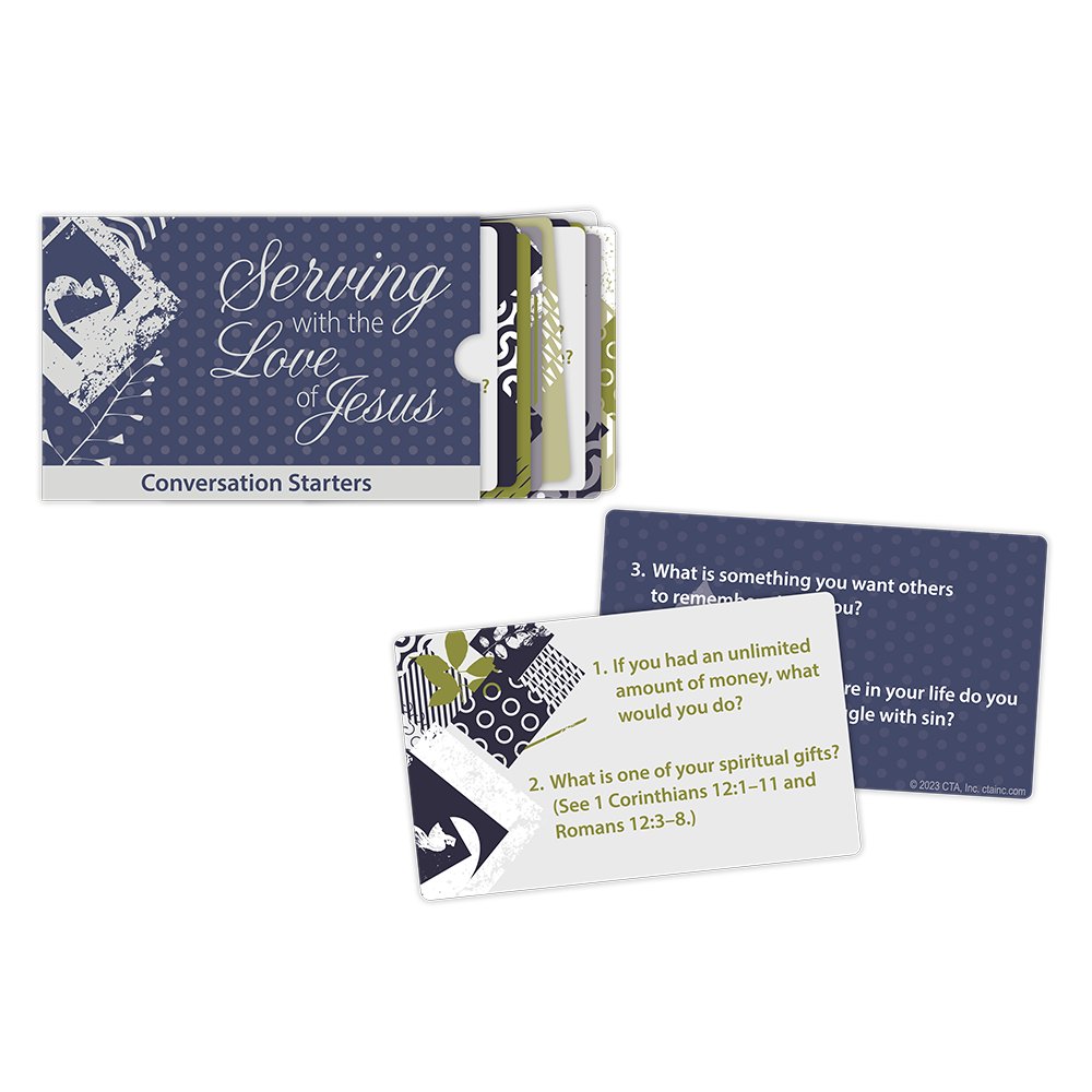 Serving with the Love of Jesus Conversation Starter Cards