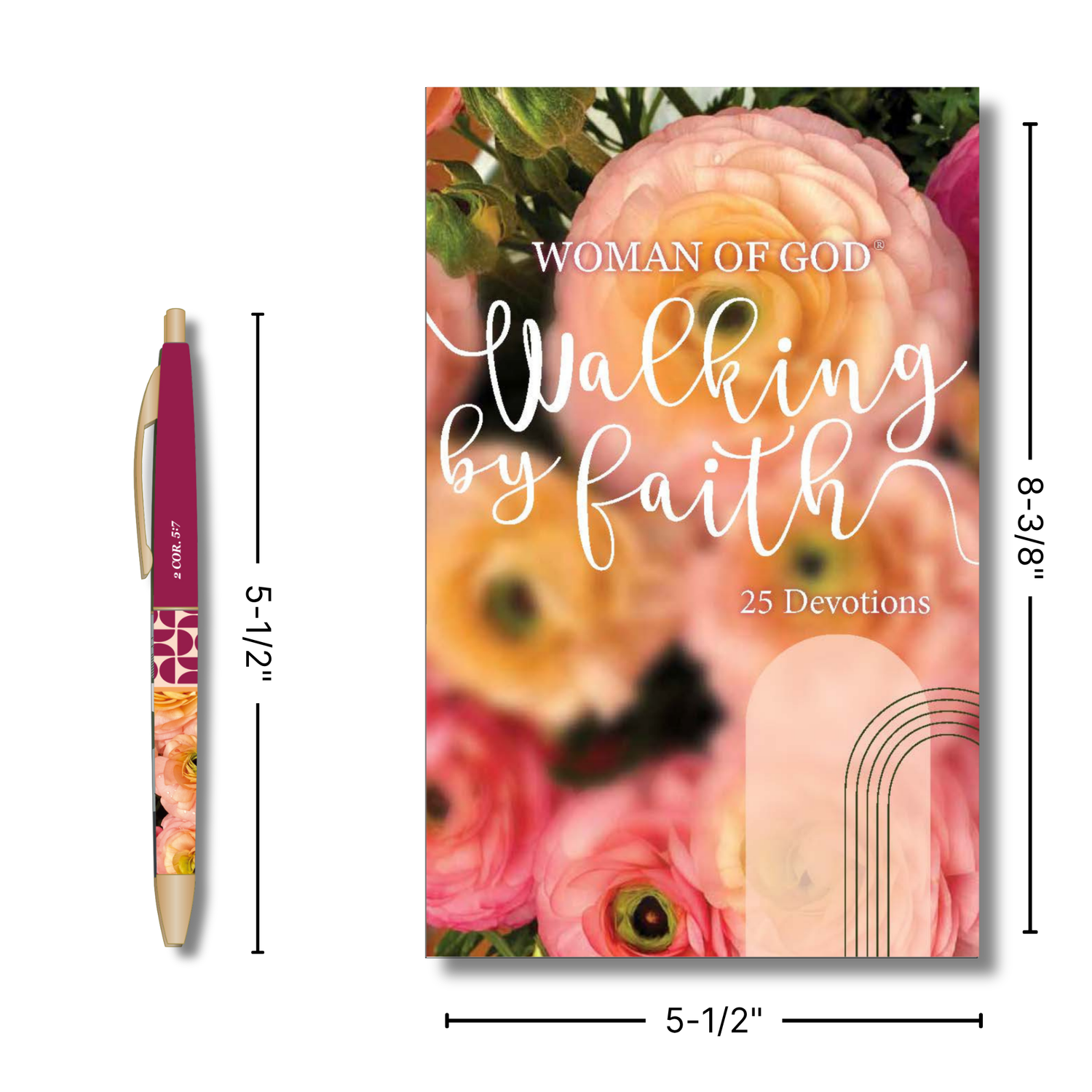WRAPPED & READY® Full-Color Devotion Book & Pen Gift Set - Woman of God®