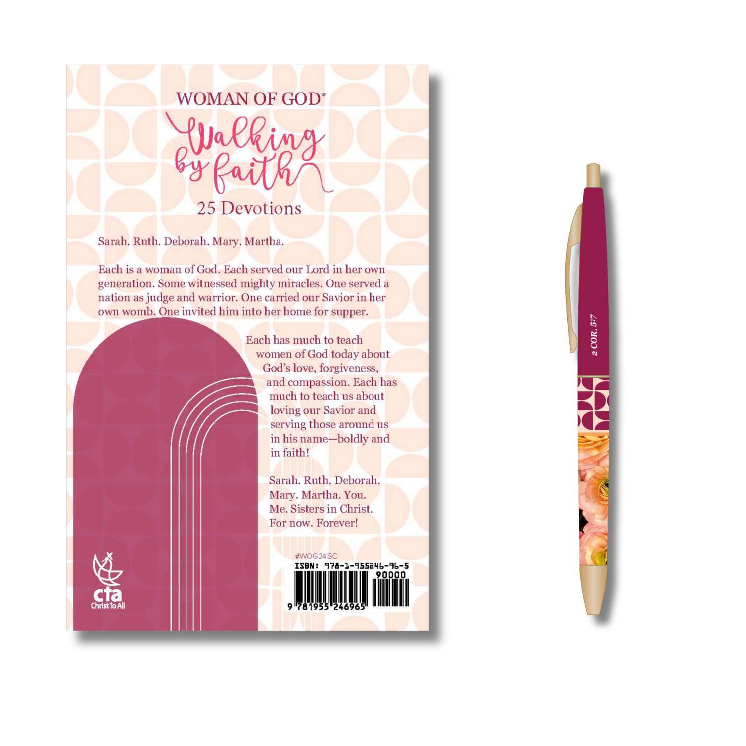 WRAPPED & READY® Full-Color Devotion Book & Pen Gift Set - Woman of God®