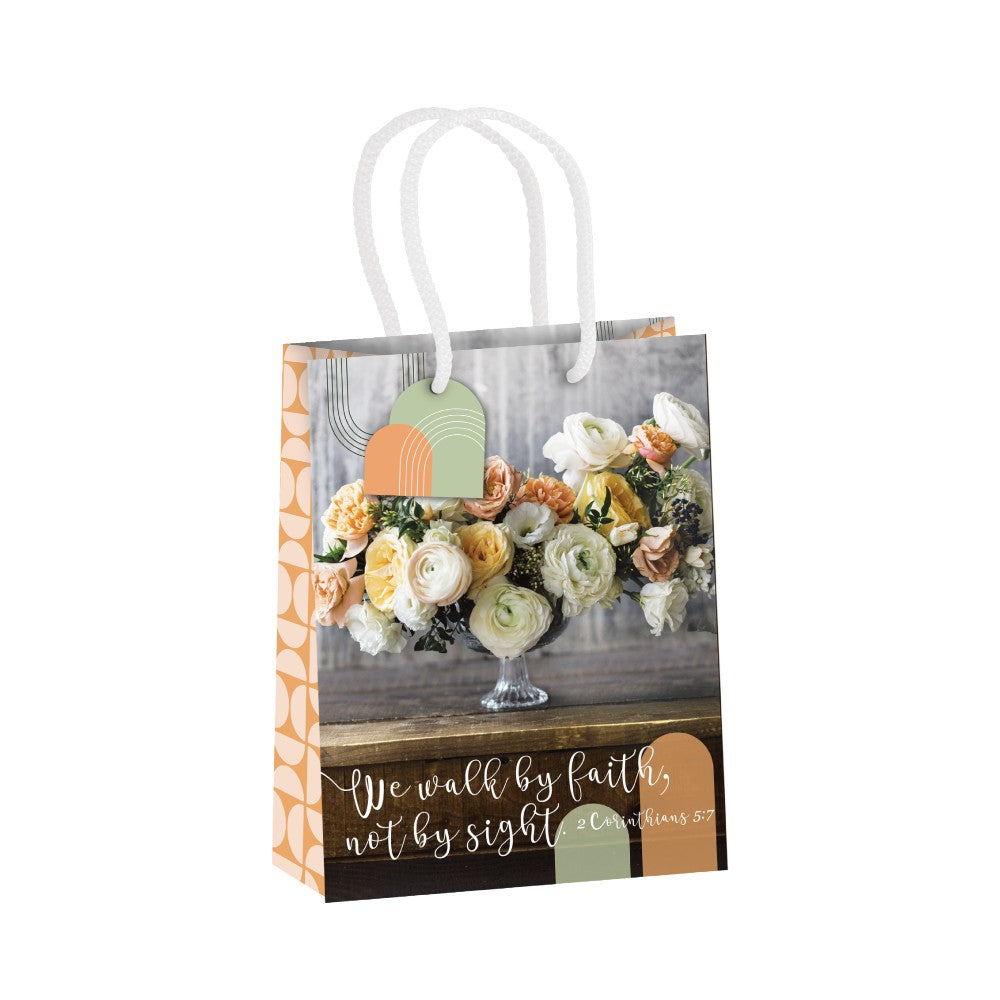 Woman of God Walking by Faith Gift Bag & Tag