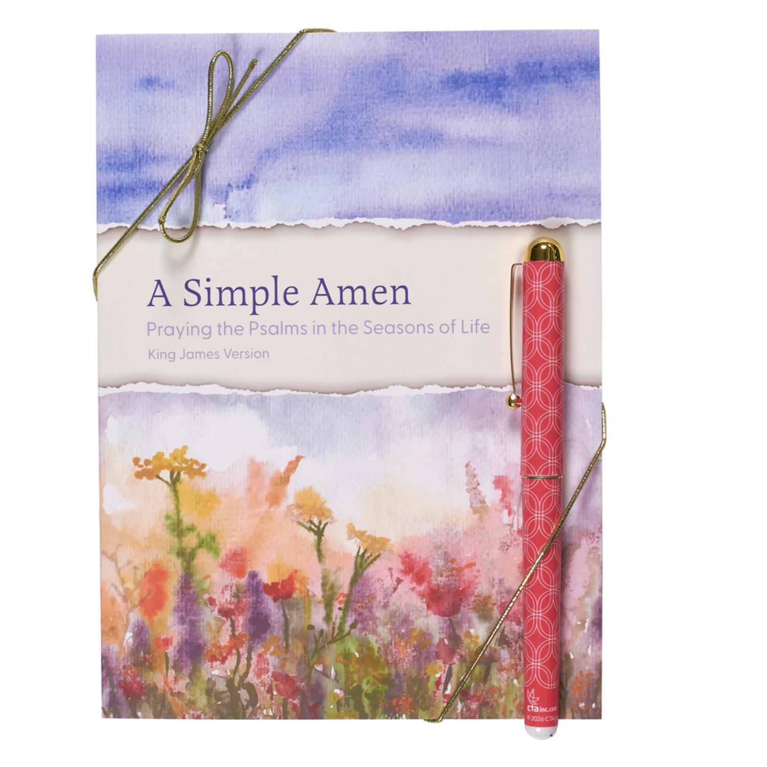 KJV Devotion Book & Pen Gift Set - A Simple Amen