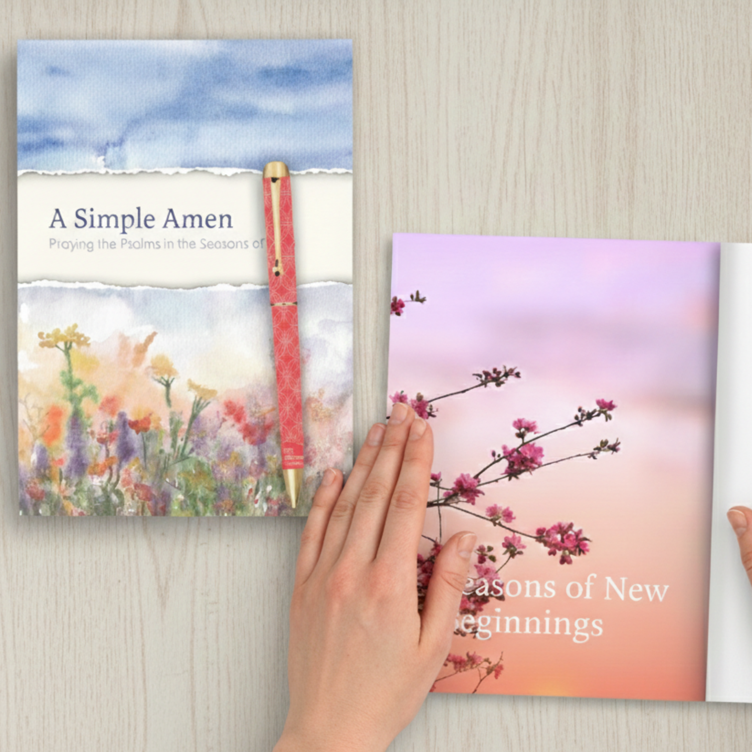 Devotion Book & Pen Gift Set - A Simple Amen