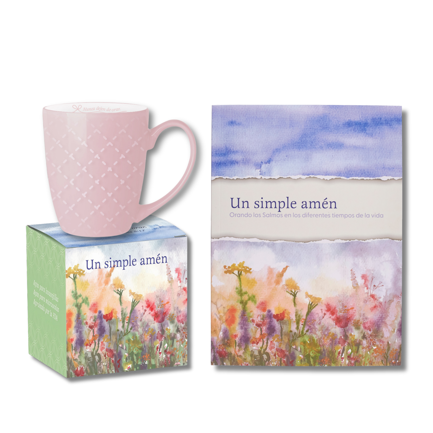SPANISH Mug & Book Gift Set - A Simple Amen
