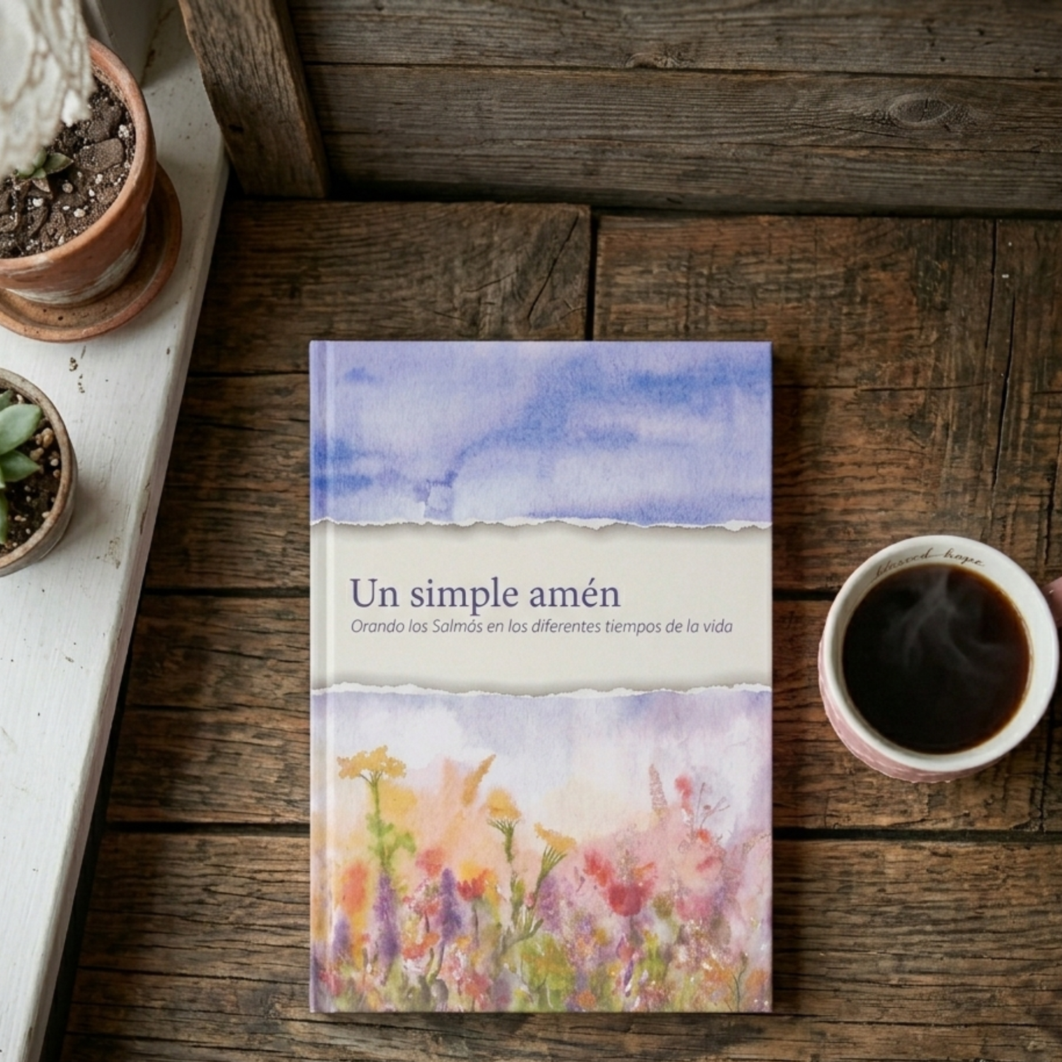 SPANISH Mug & Book Gift Set - A Simple Amen