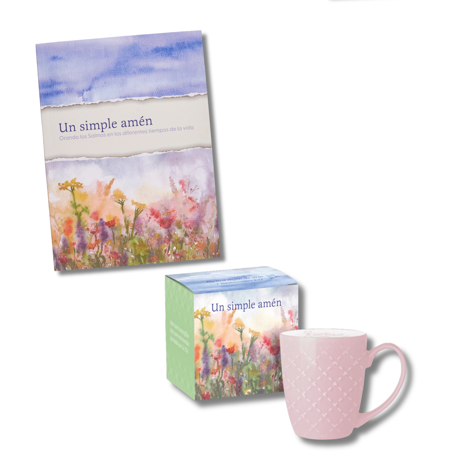 SPANISH Mug & Book Gift Set - A Simple Amen