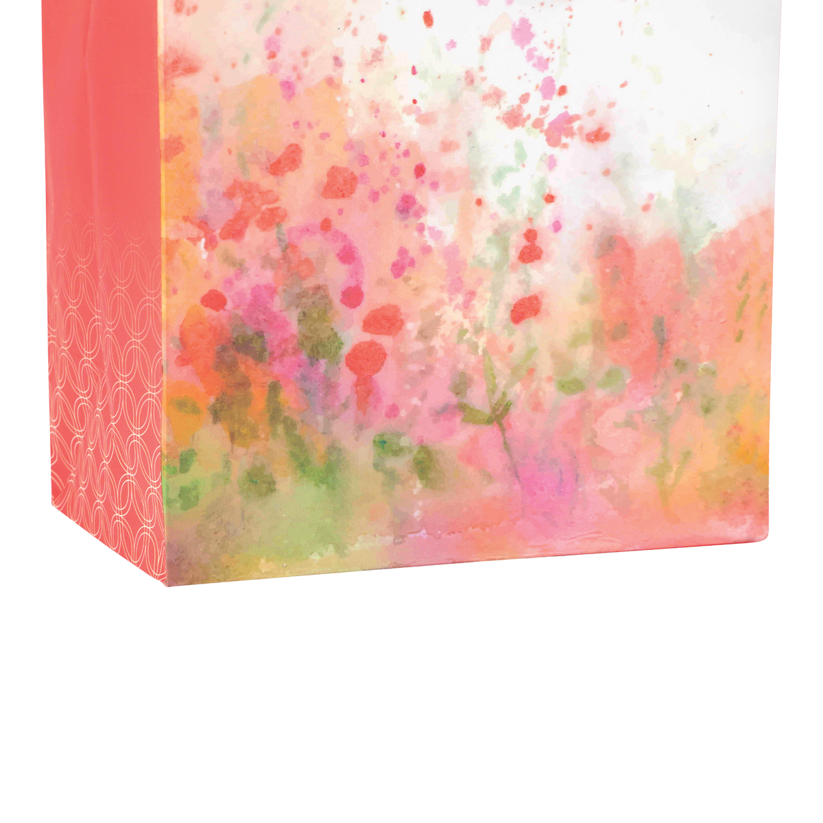 Floral patterned box with a white background by CTA Christ to All and CTA Gifts.