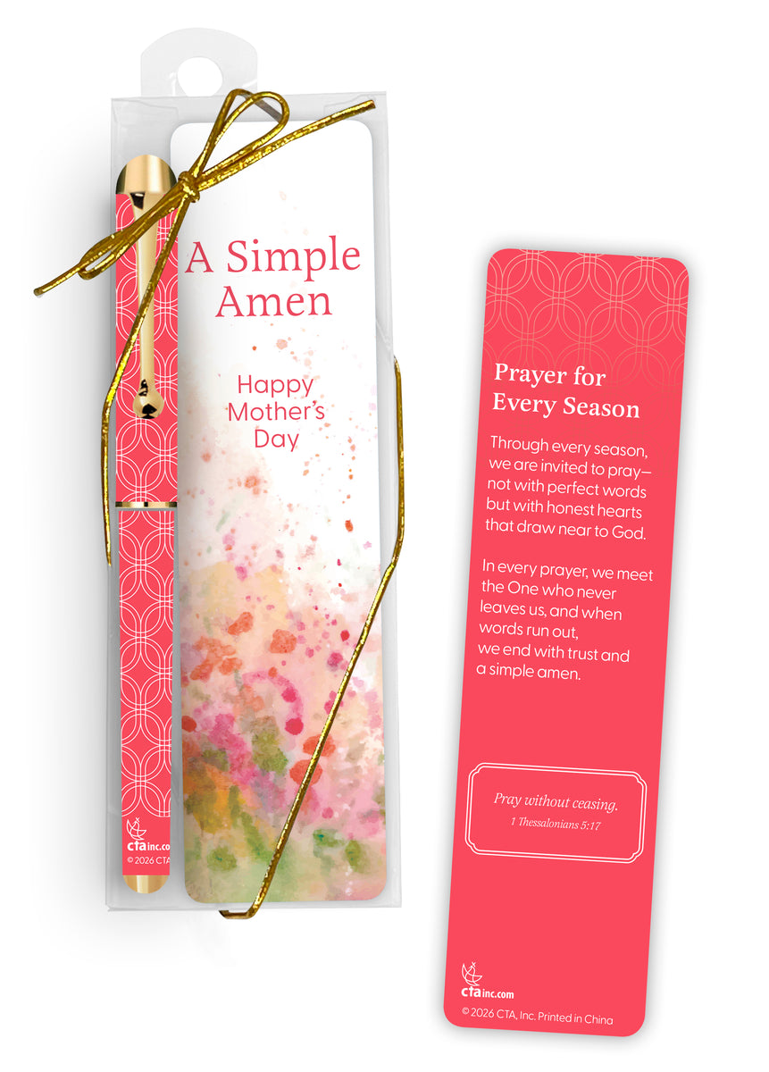 Happy Mother's Day Bookmark & Pen Gift Set - A Simple Amen