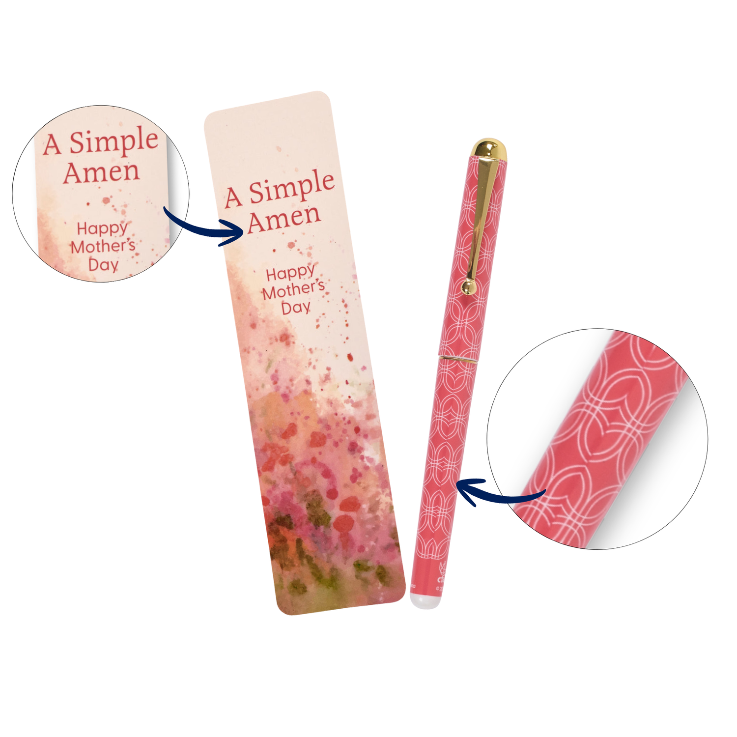 Happy Mother's Day Bookmark & Pen Gift Set - A Simple Amen