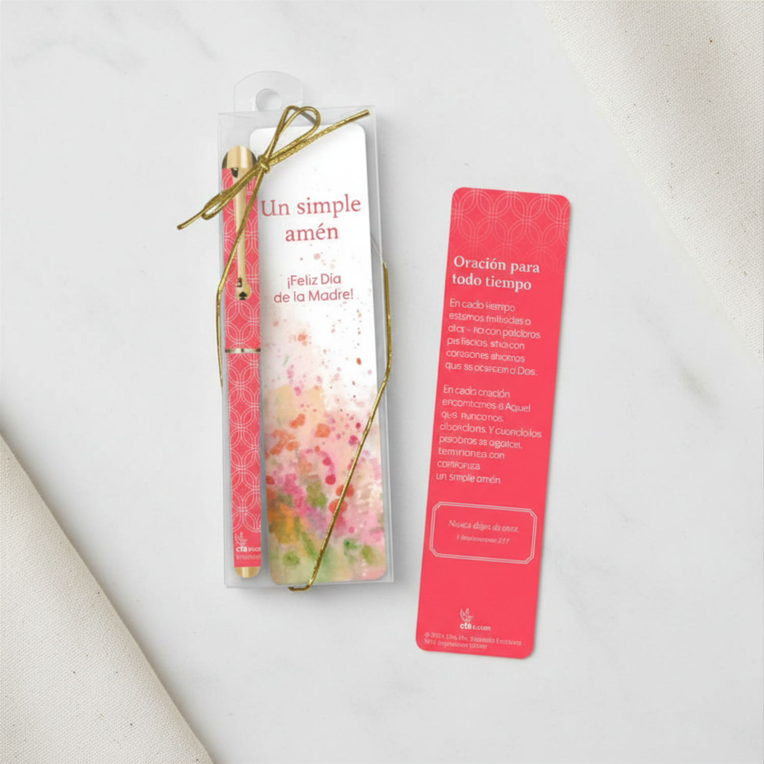SPANISH Happy Mother's Day Bookmark & Pen Gift Set - A Simple Amen