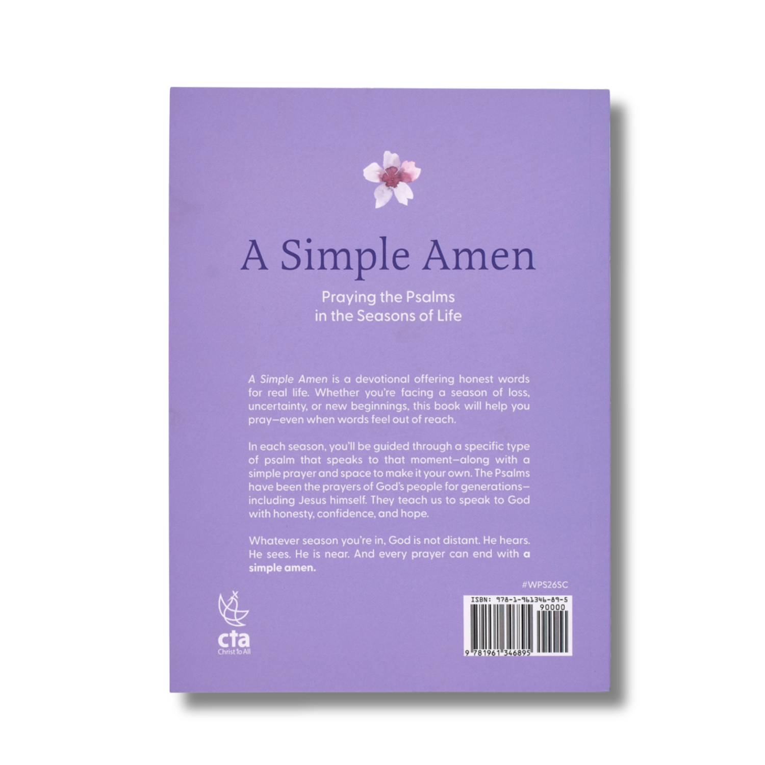 Devotion Book - A Simple Amen: Praying the Psalms in the Seasons of Life