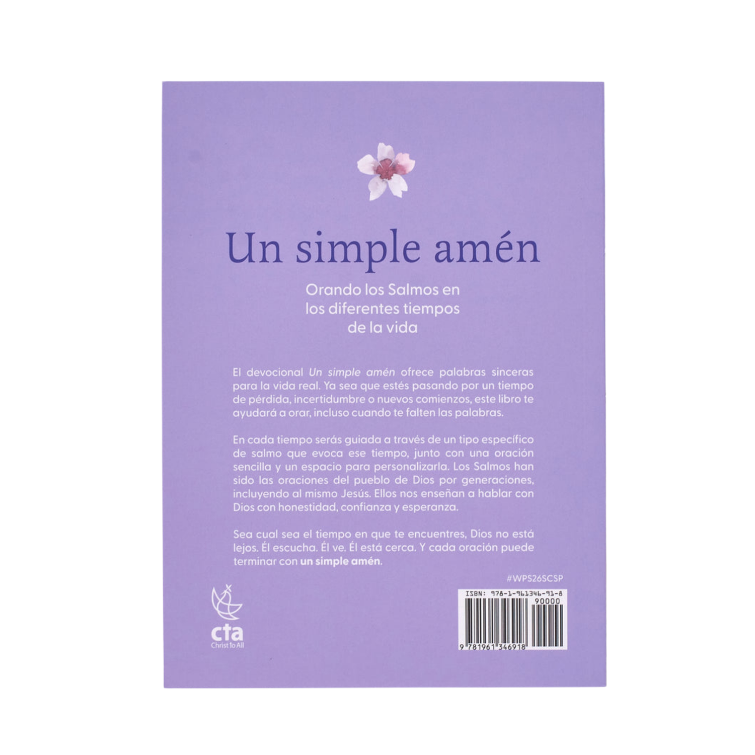 SPANISH Devotion Book - A Simple Amen: Praying the Psalms in the Seasons of Life