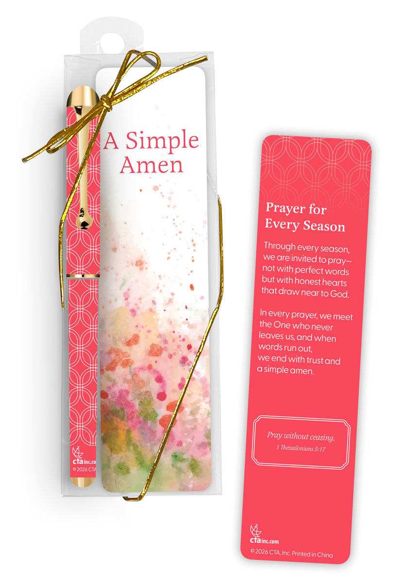 Bookmark & Pen Gift Set - A Simple Amen