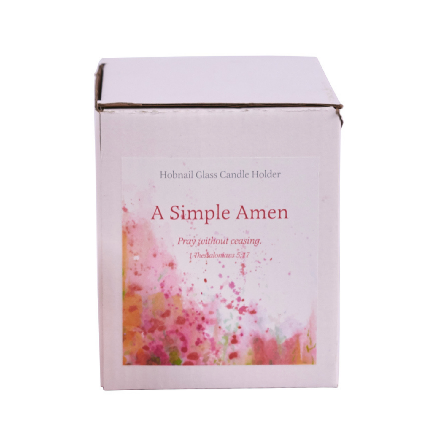 Hobnail Candle Holder - A Simple Amen