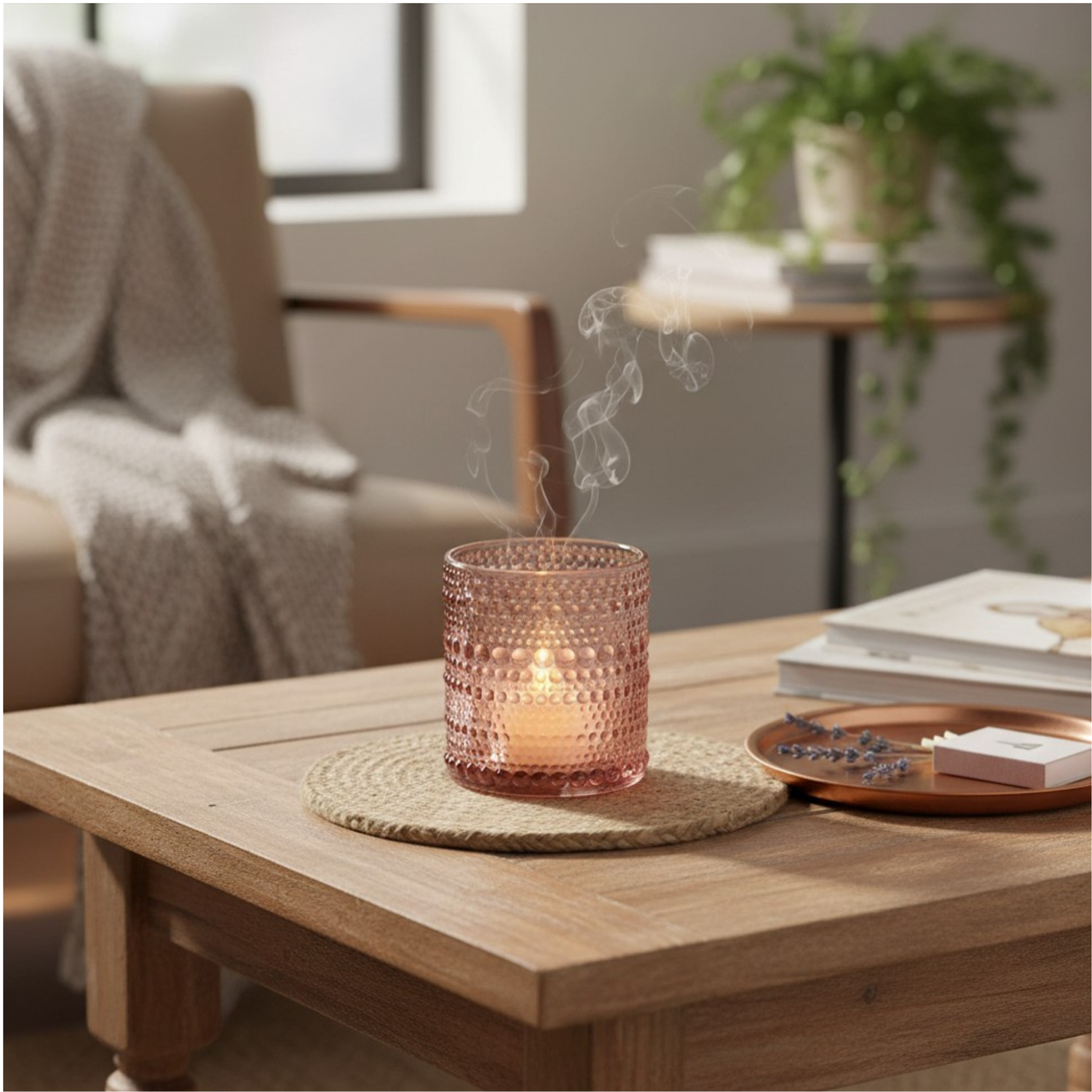 Hobnail Candle Holder - A Simple Amen
