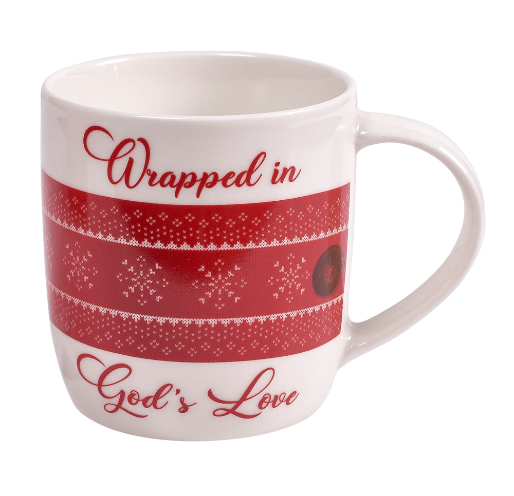 Wrapped in God's Love ceramic mug for women from CTA, Inc