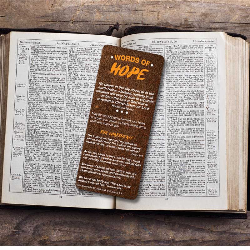 Words of Hope Bible Reference Card