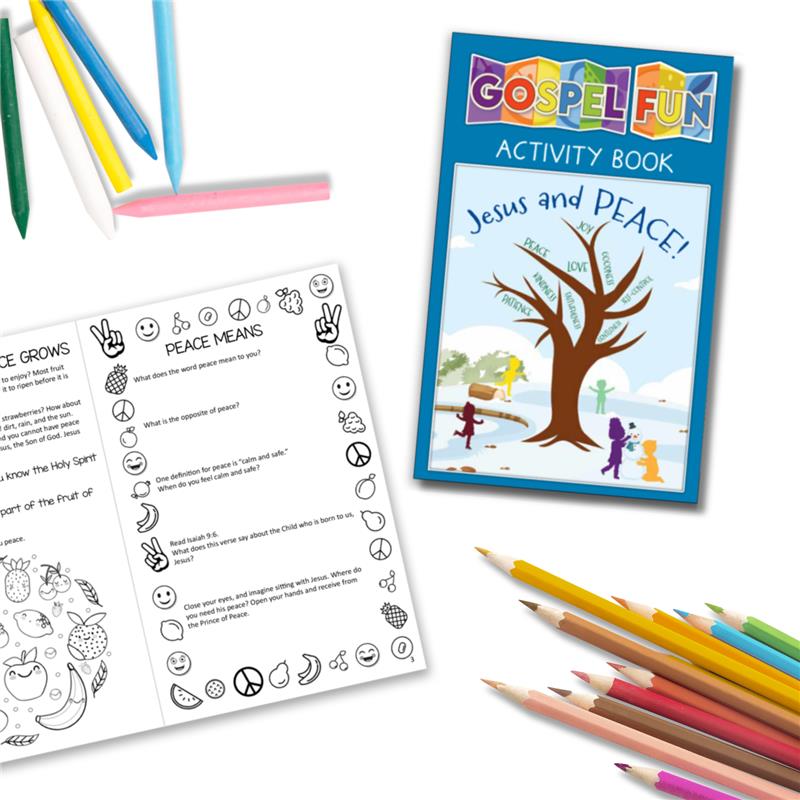Gospel Fun Activity Book - Jesus and PEACE!