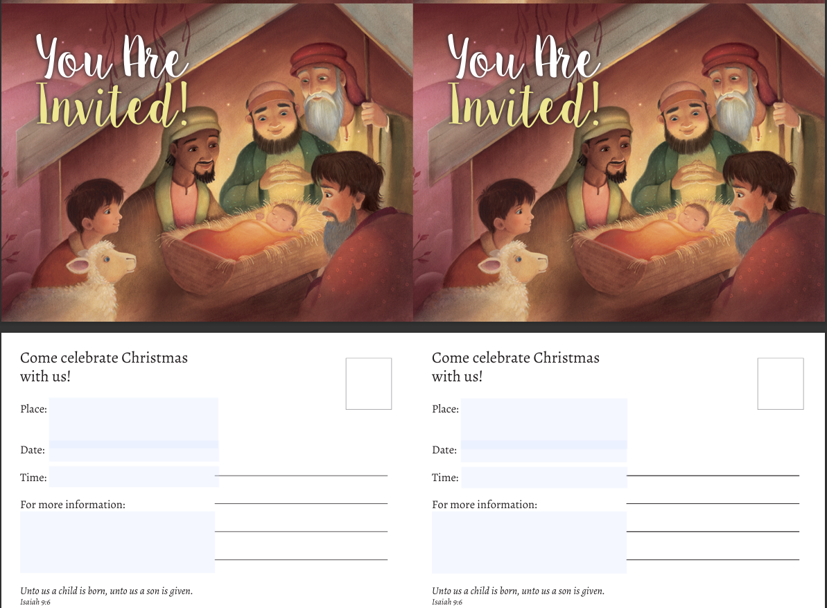 FREE DIGITAL DOWNLOAD Elementary Christmas Program Package - God's Promise Came True