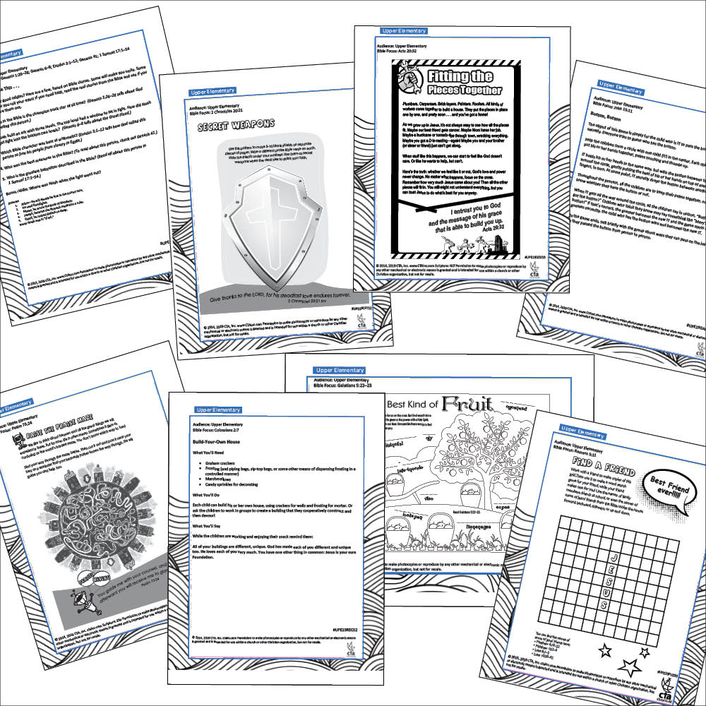 2022 Upper Elementary Summer Minute Filler Collection