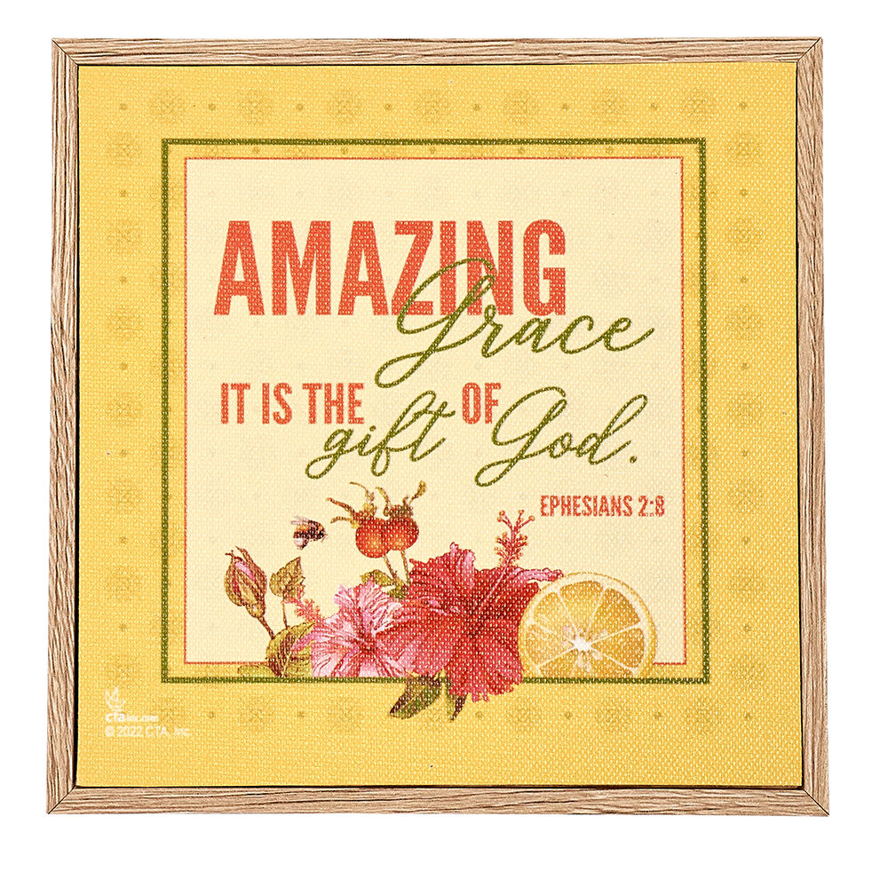 Wood Framed Art- Amazing Grace for a Woman's Heart®