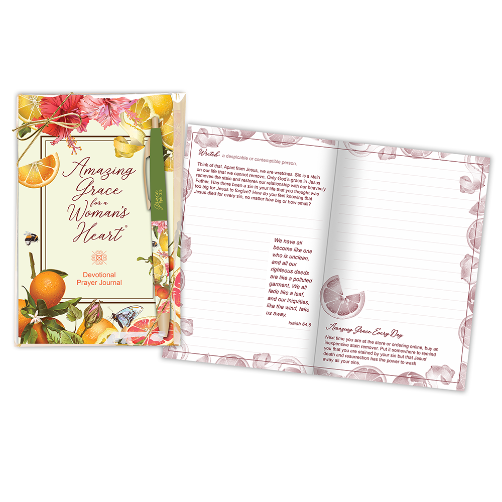 Prayer Journal & Pen Gift Set - Amazing Grace for a Woman's Heart®