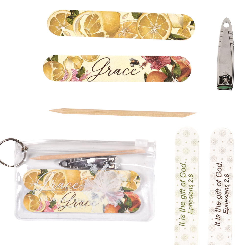 5 Piece Nail Care Kit- Amazing Grace for a Woman's Heart®