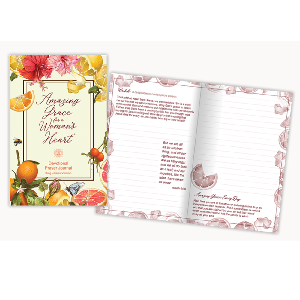 KJV Prayer Journal - Amazing Grace for a Woman's Heart®
