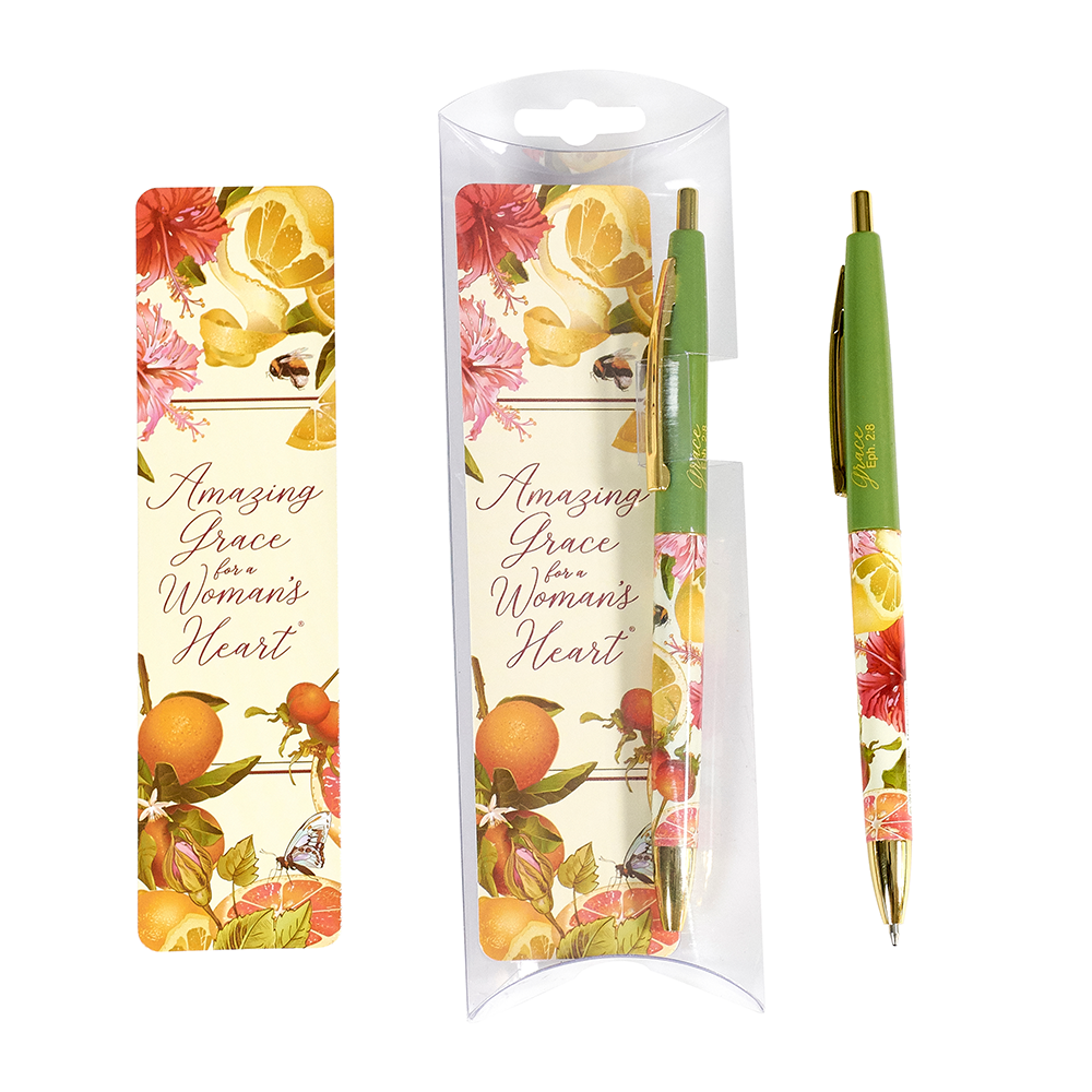 Pen & Bookmark Gift Set - Amazing Grace for a Woman's Heart®