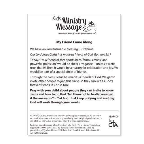 My Faith Story Bring a Friend Dog Tag Ministry Message DOWNLOADABLE