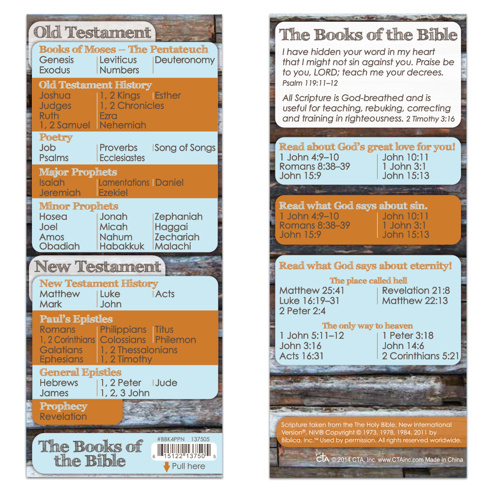 Christ to All 148252 Books of The Bible Pen with Pull-Out Banner - NIV