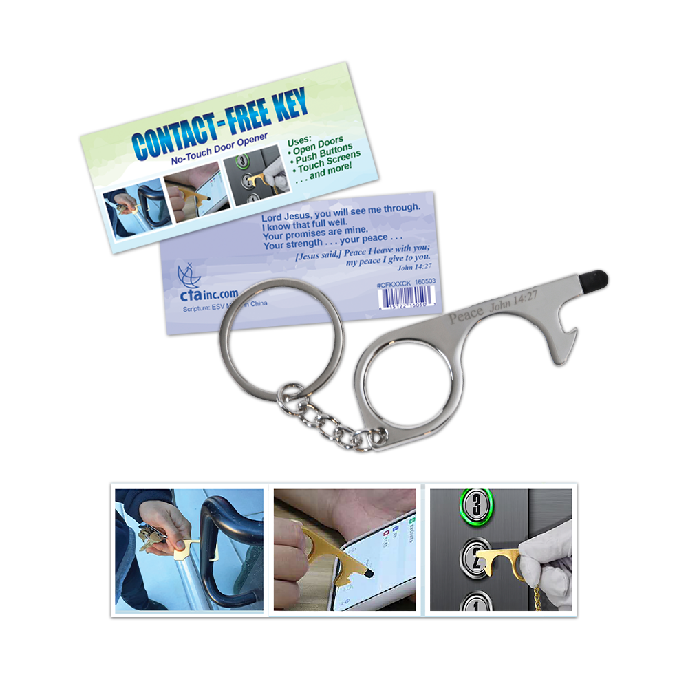 CLOSEOUT - Contact Free Key Ring and Card