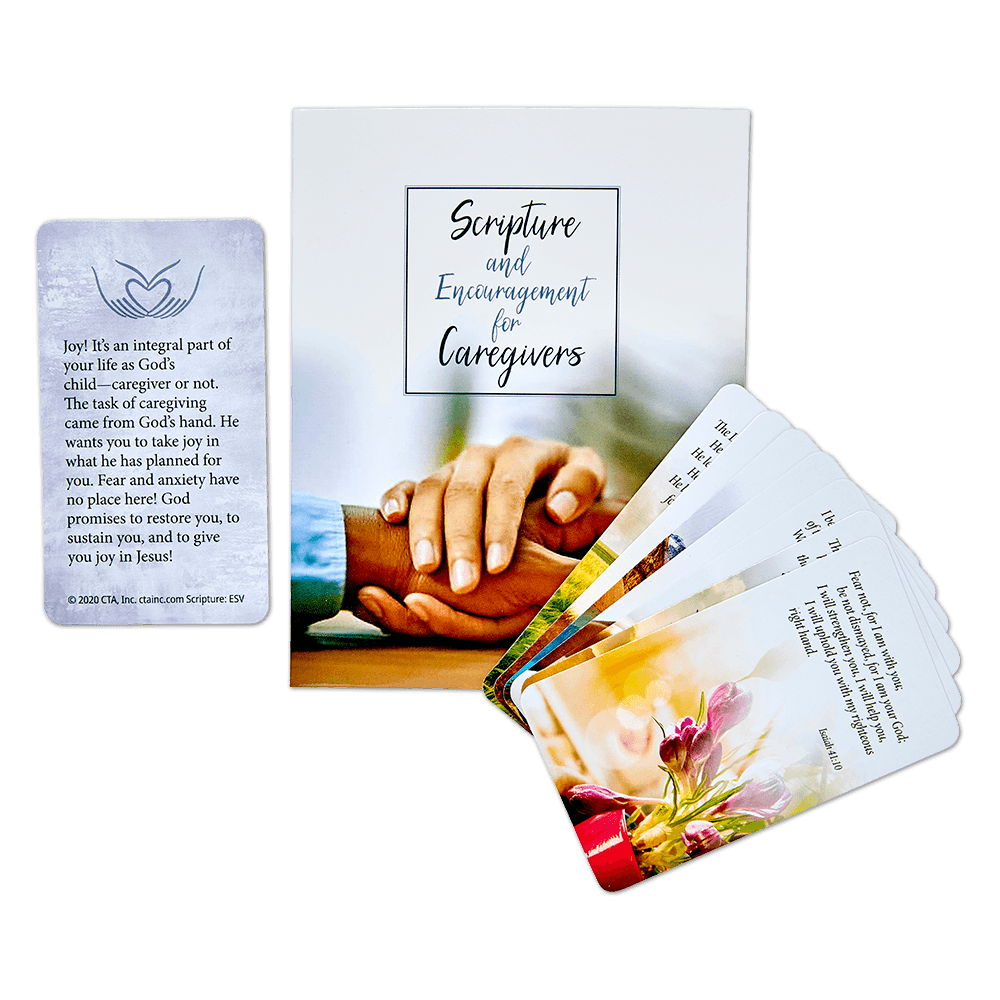 8 Cards of Encouragement and Scripture for Caregivers