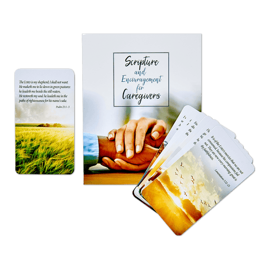 King James Version Scripture and encouragement cards for Christian caregivers from CTA, Inc