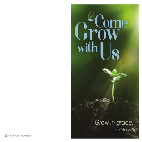 Come Grow with Us Bulletin Cover