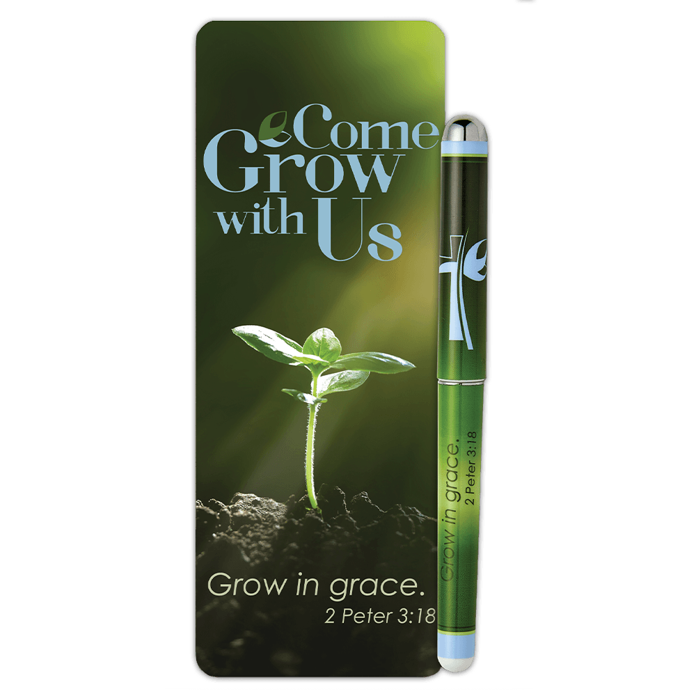 Pen & Jumbo Bookmark Gift Set - Come Grow with Us