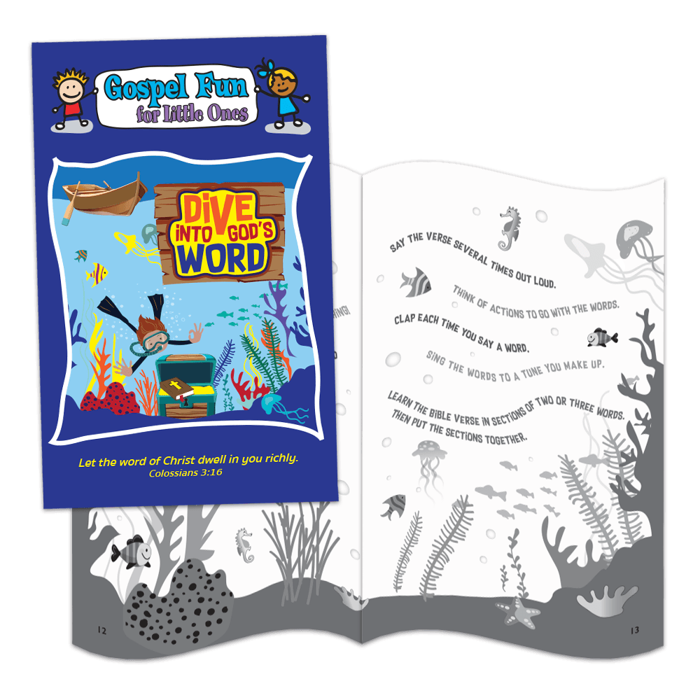 Gospel Fun Book - Dive into God's Word