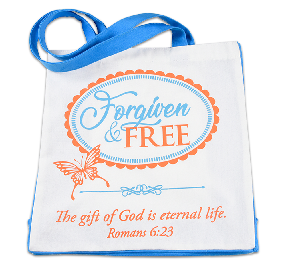 Canvas Tote Bag - Forgiven and Free