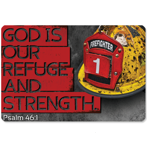 First Responders Fire Inspirational Pocket Card (Set of 12)