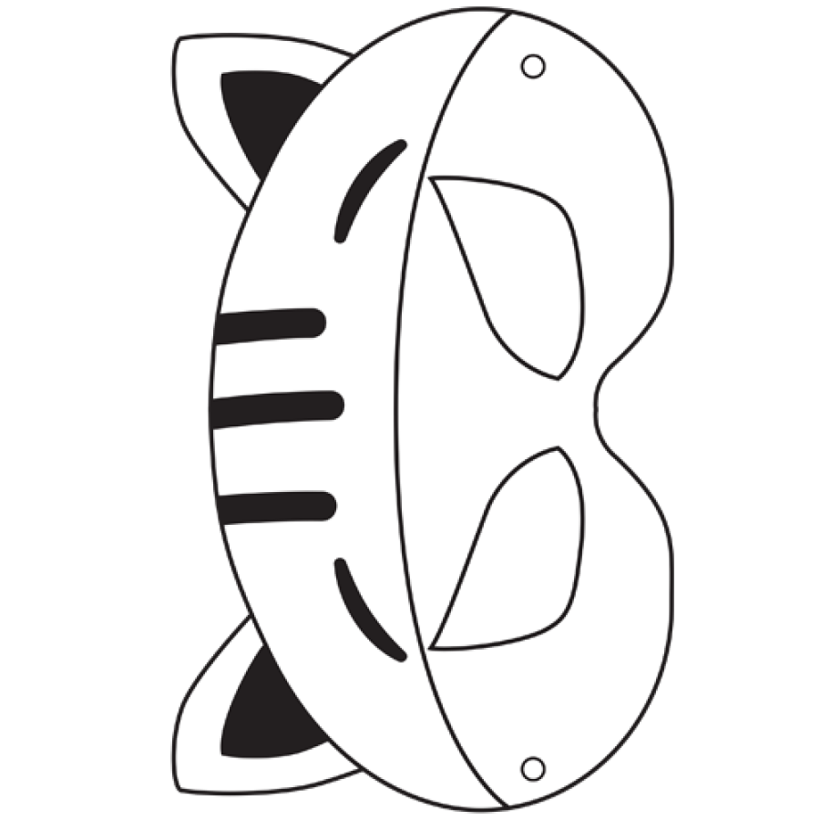 Fearbusters Theme Blank Character Mask (6)