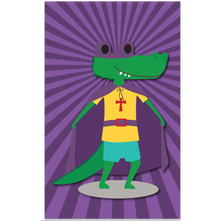 Fearbusters Character Poster - Alligator
