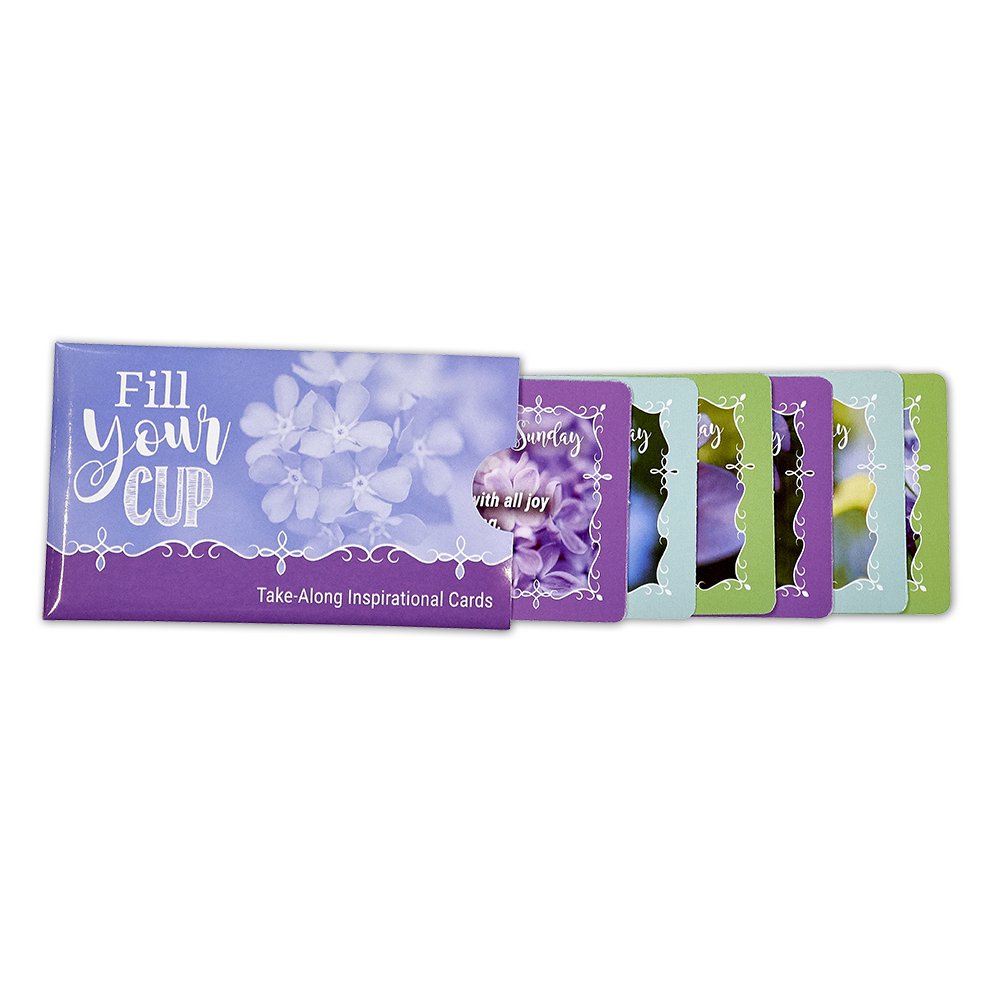 Take-Along Inspirational Cards - Fill Your Cup