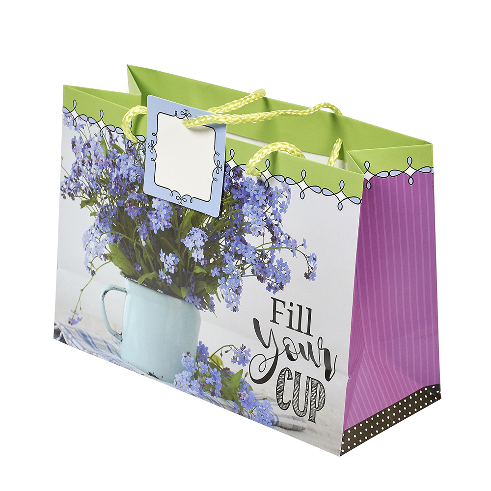 Gift Bag and Tag - Fill Your Cup