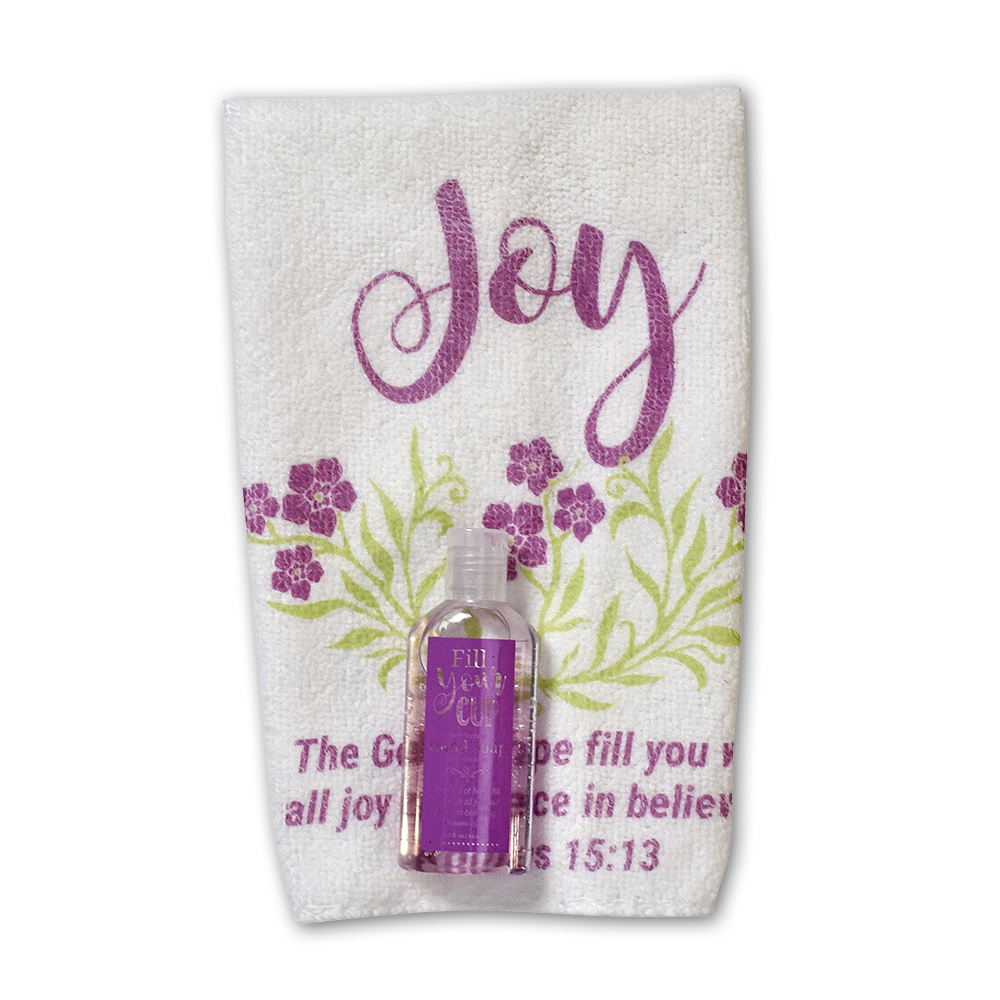 Soap & Towel Set - Fill Your Cup