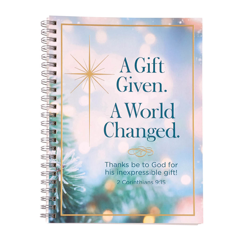A Gift Given A World Changed Spiral Notebook