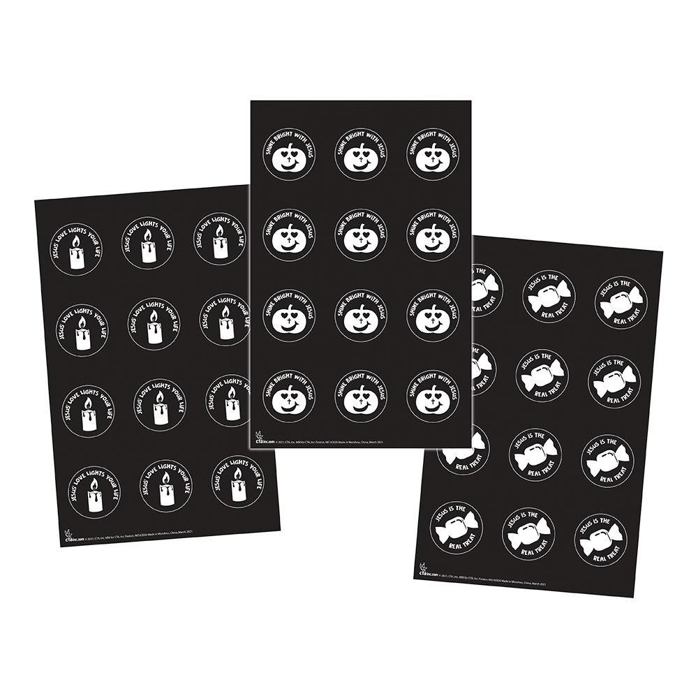 Glow-in-the-Dark Treat Stickers - Glow in the Dark