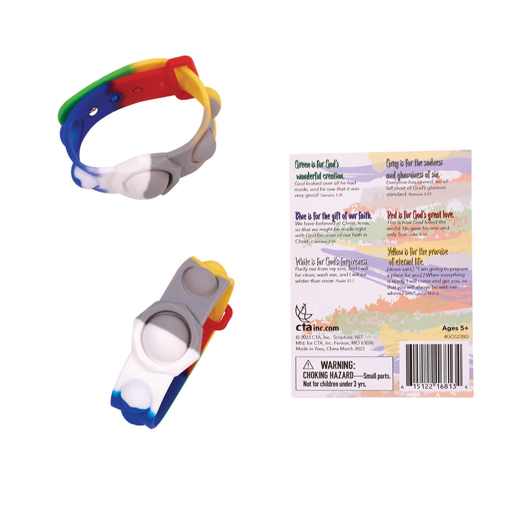 Gospel Story by Colors Fidget Watch clasped