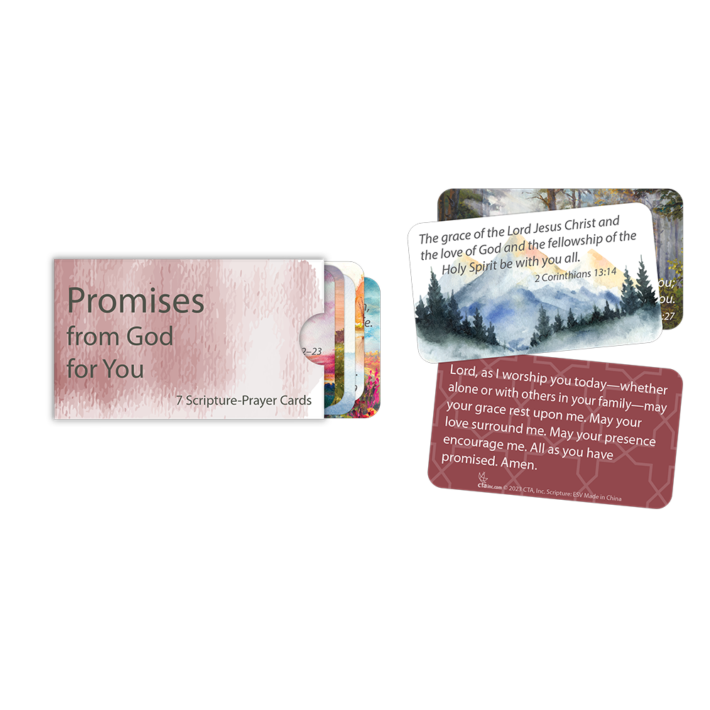 Promises from God for You Scripture Cards in Sleeve
