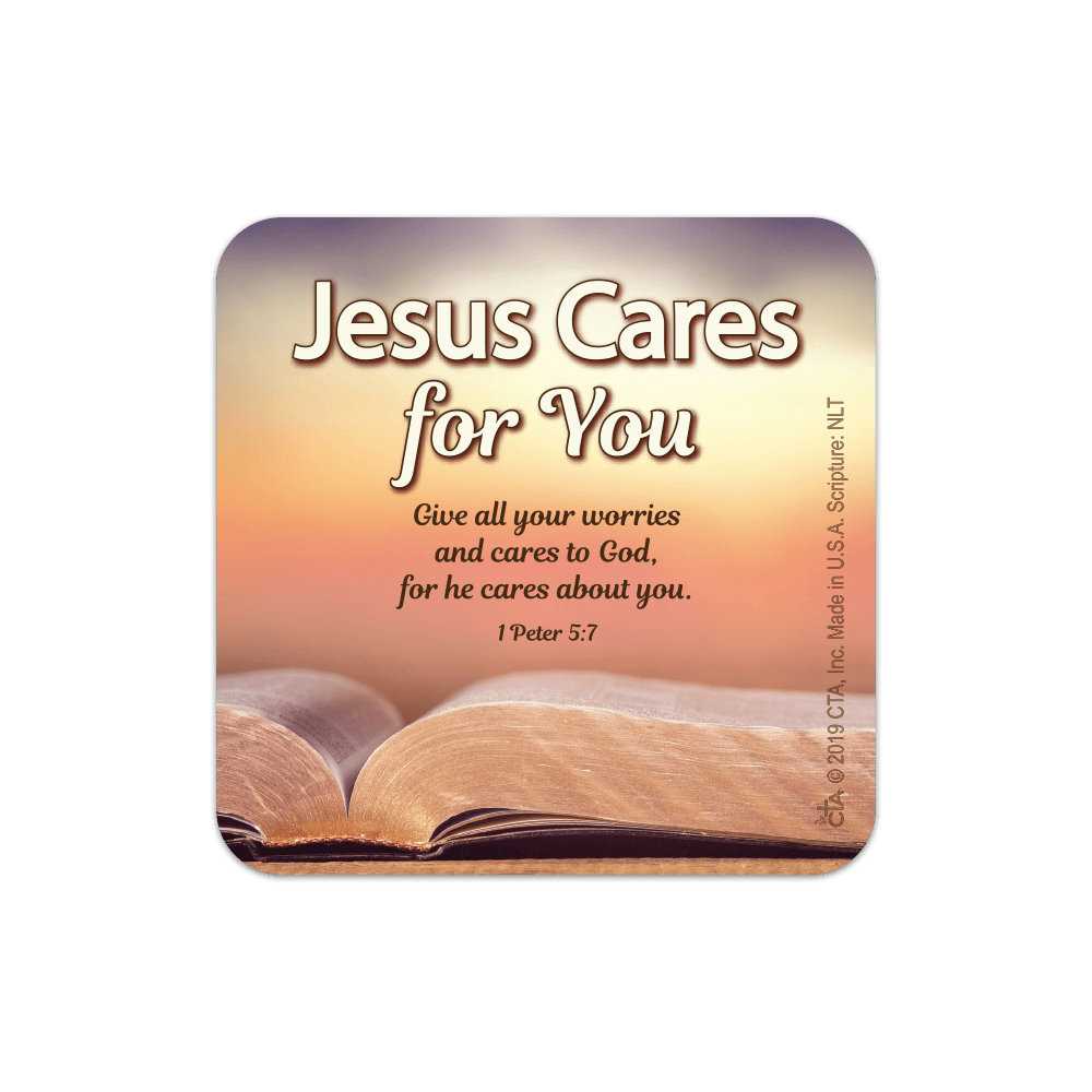 Jesus Cares for You Magnet